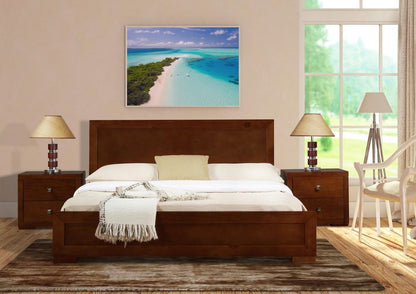 Oak Wood King Bed Frame