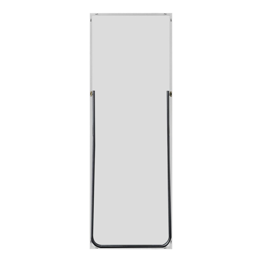 64" Silver Metal Freestanding and Wall Mount Accent Mirror