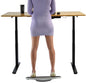 Black and White Active Standing Desk Balance Board