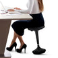 Black Adjustable Height Swivel Office Chair