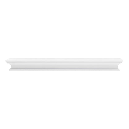 Estante flotante de pared XL clásico blanco de 47"