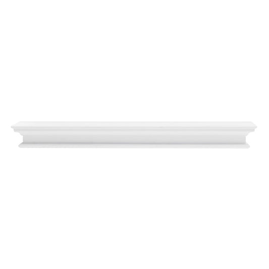 Estante flotante de pared XL clásico blanco de 47"