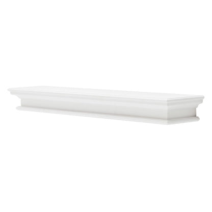 Estante flotante de pared XL clásico blanco de 47"