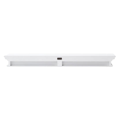 Estante flotante de pared XL clásico blanco de 47"