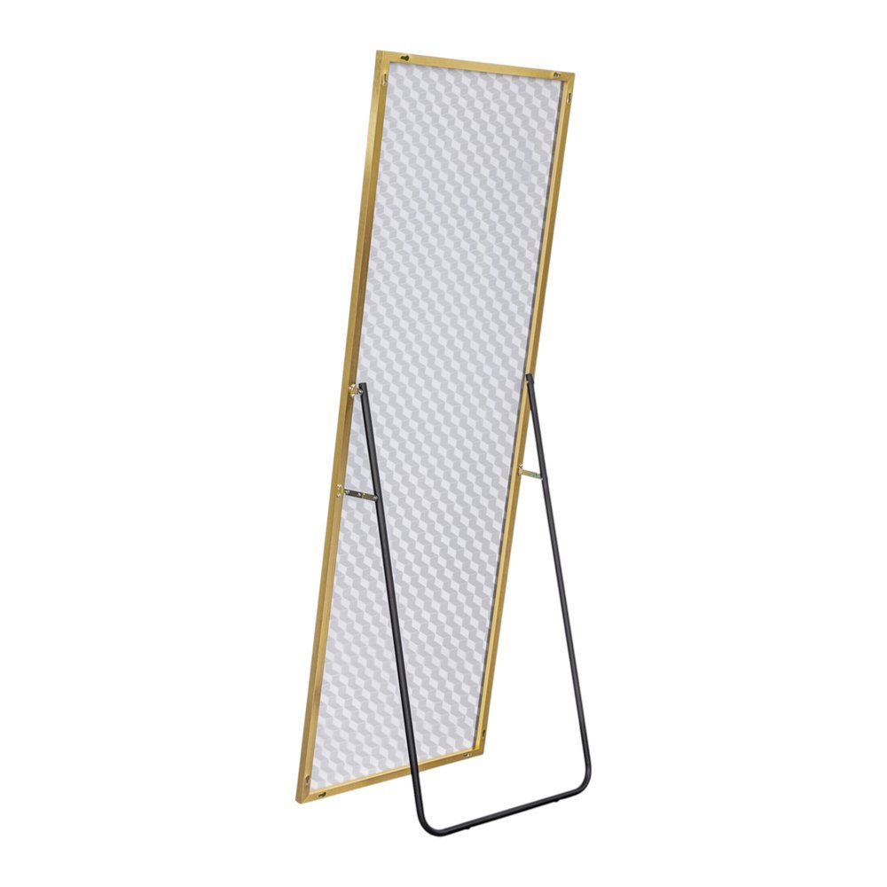 64" Sleek Gold Frame Full Length Mirror