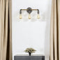 Grayson 3-Light Antique Gray Vanity