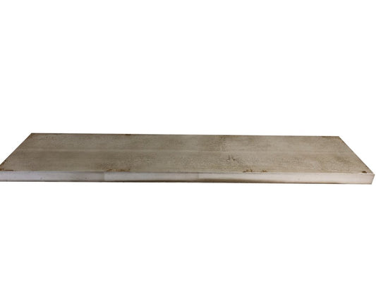 Estantería de pared de madera maciza de 5"