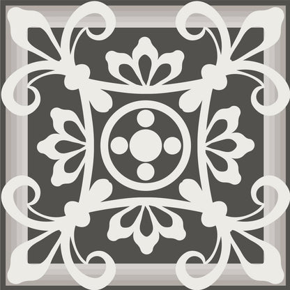 8" x 8" Wood Brown and White Mosaic Peel and Stick Removable Tiles