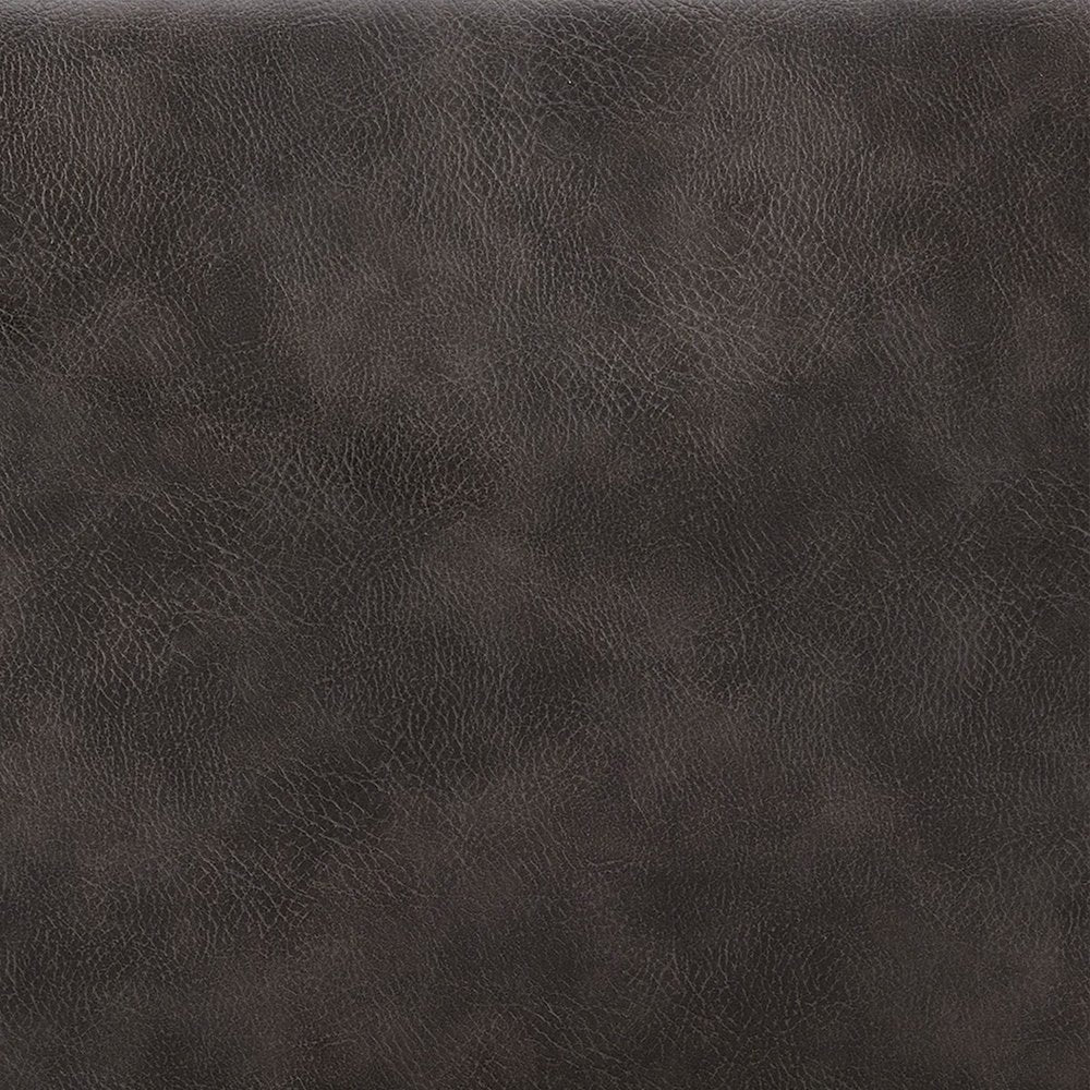 Set of Two Gray and Black Upholstered Fabric Dining Side Chairs
