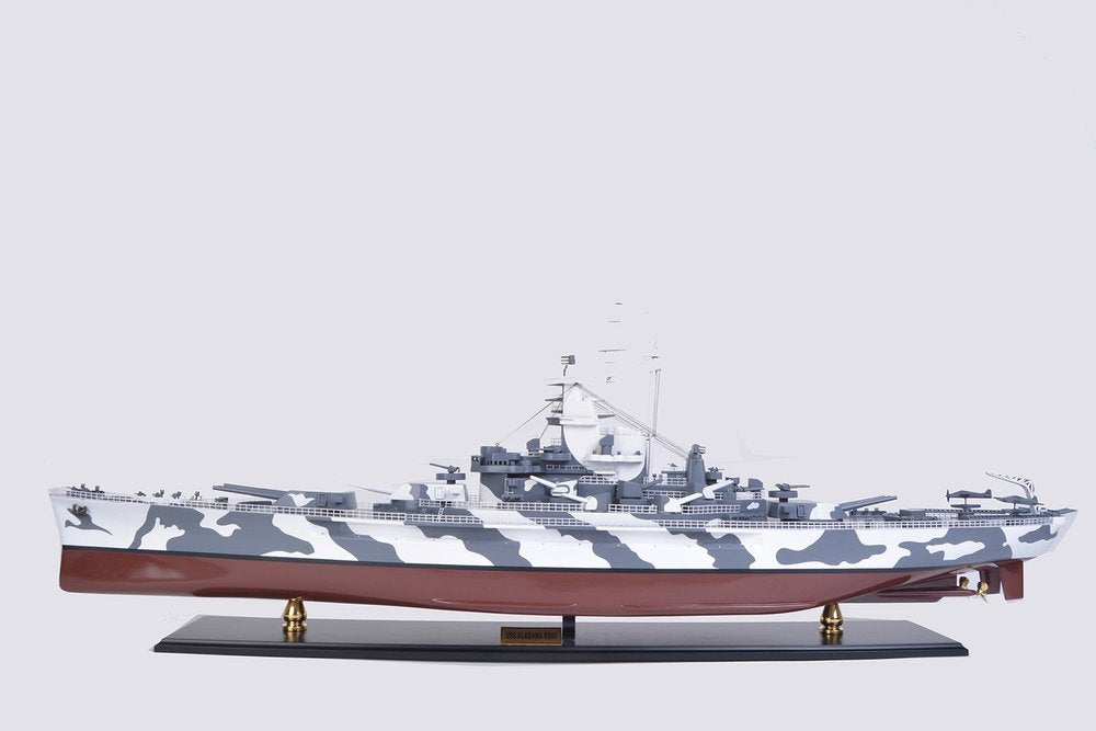 Escultura de madera manufacturada de 16" pintada a mano en gris y blanco