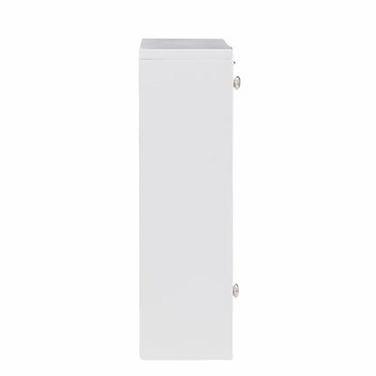 26" White Wall Mounted Floating Desk