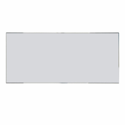 47" Silver Mirrored Writing Desk With Two Drawers