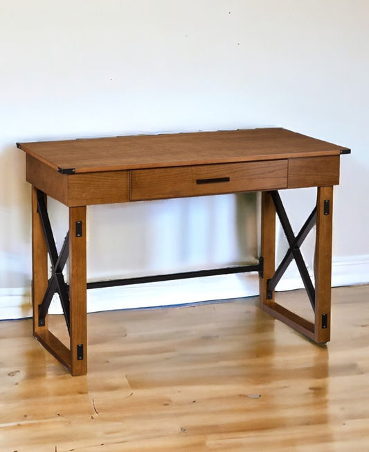 49" Adjustable Natural Standing Desk Converter