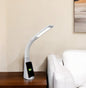 Contemporary White Sanitizing and Charging LED Desk Lamp