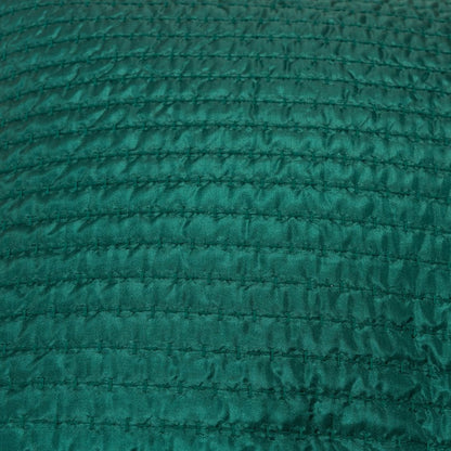 Teal Smooth Weaved Modern Throw Pillow