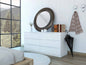 Cómoda doble blanca de seis cajones de 60"