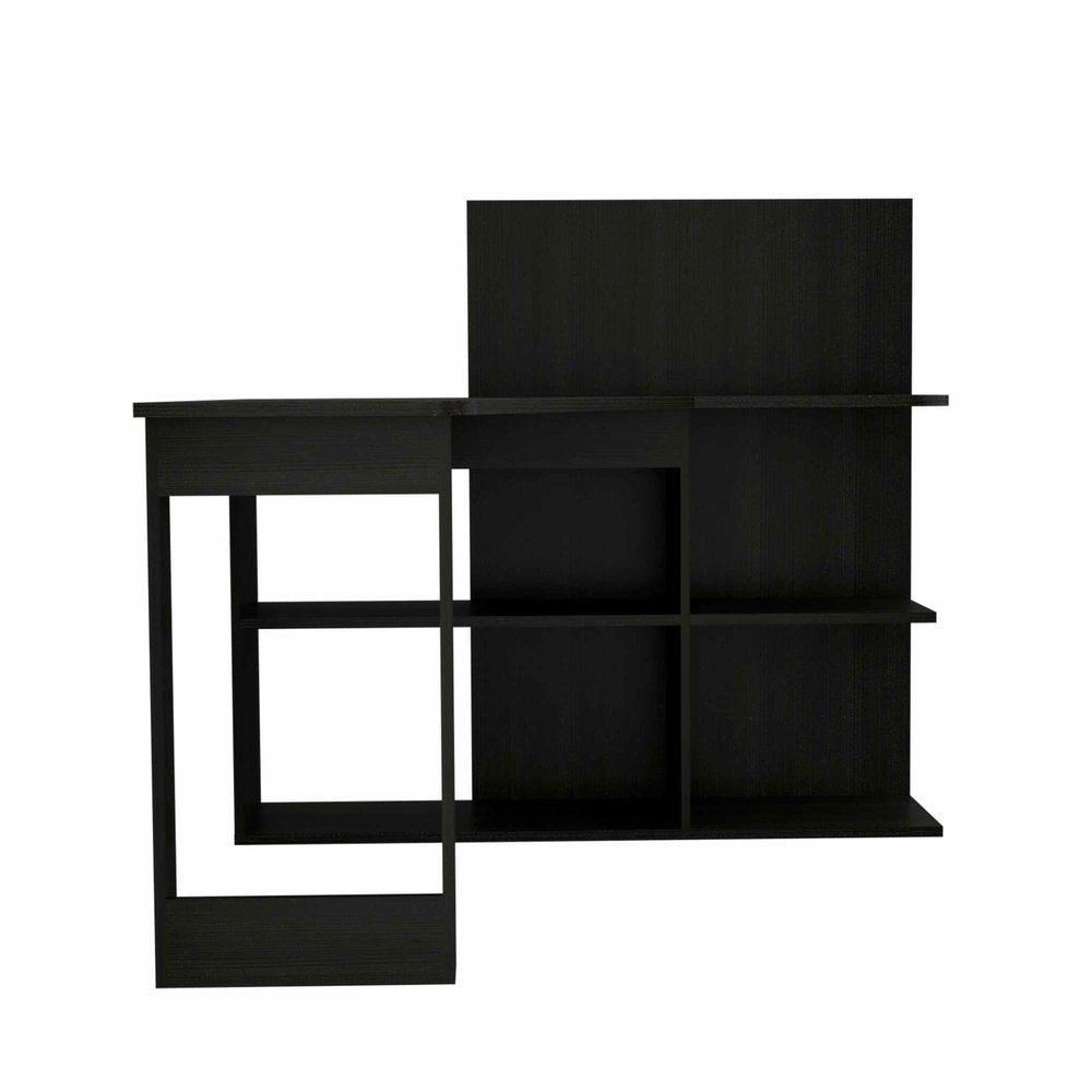 Escritorio de computadora en forma de L de 47" en color negro