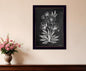 Vintage Chalkboard 1 Black Framed Print Wall Art
