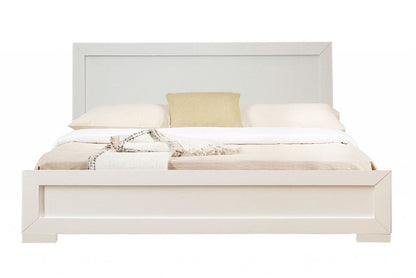 Moma Walnut Wood Platform Twin Bed With Nightstand