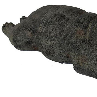 Estatua de Bulldog Dormido para Interiores y Exteriores de 24"