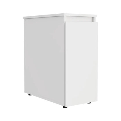 10" White Wood Freestanding Bathroom Vanity