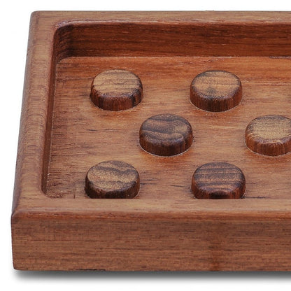 Jabonera de diseño de teca auténtica