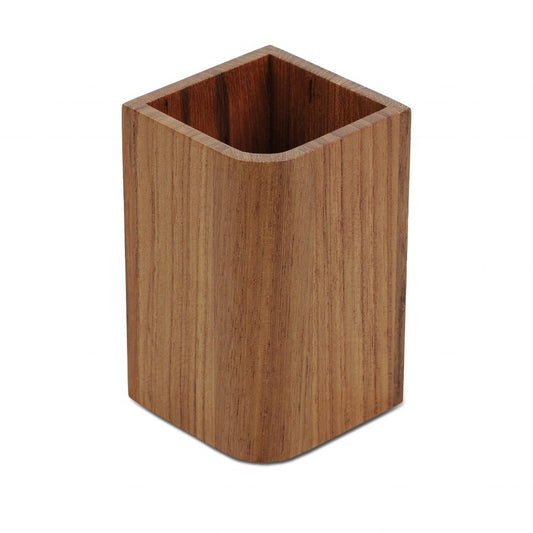 Vaso de teca auténtica de diseño