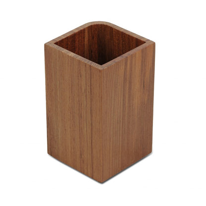 Vaso de teca auténtica de diseño