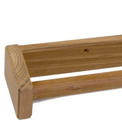Toallero tradicional de teca maciza de 22"