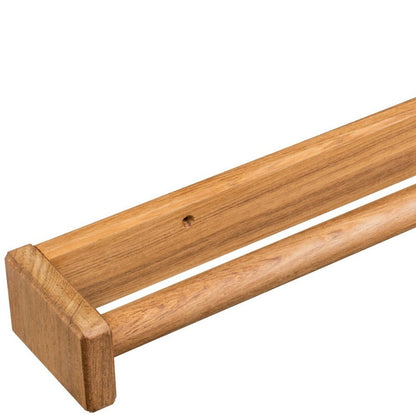 Toallero tradicional de teca maciza de 16"