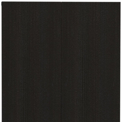 71" Black Wood Pantry Or Storage Closet