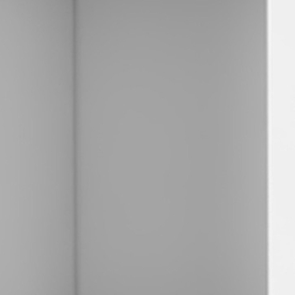 59" White Wood Wall Mounted Accent Cabinet With Four Doors