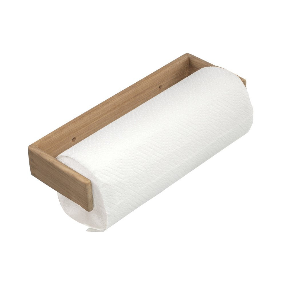 Portarrollos de papel de madera de 12,25" para pared