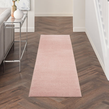 10' Pink Indoor Outdoor Runner Rug