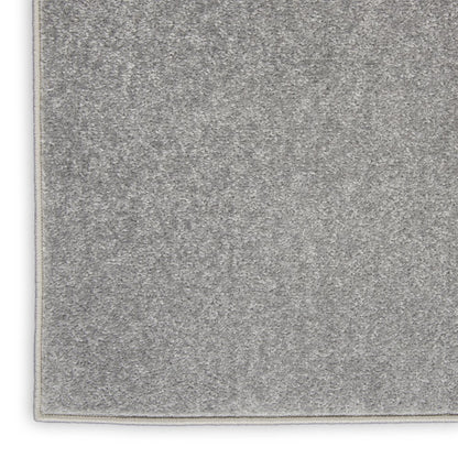 10' Gray Indoor Outdoor Runner Rug