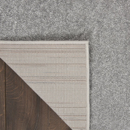 10' Gray Indoor Outdoor Runner Rug