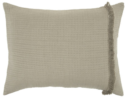 Natural Checkered King Quilt