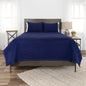 Indigo Geometric Queen Quilt