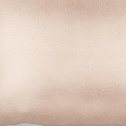 Funda de almohada de seda color champán con extremos abiertos