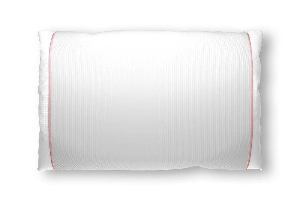 Funda de almohada abierta de seda rosa polvoriento