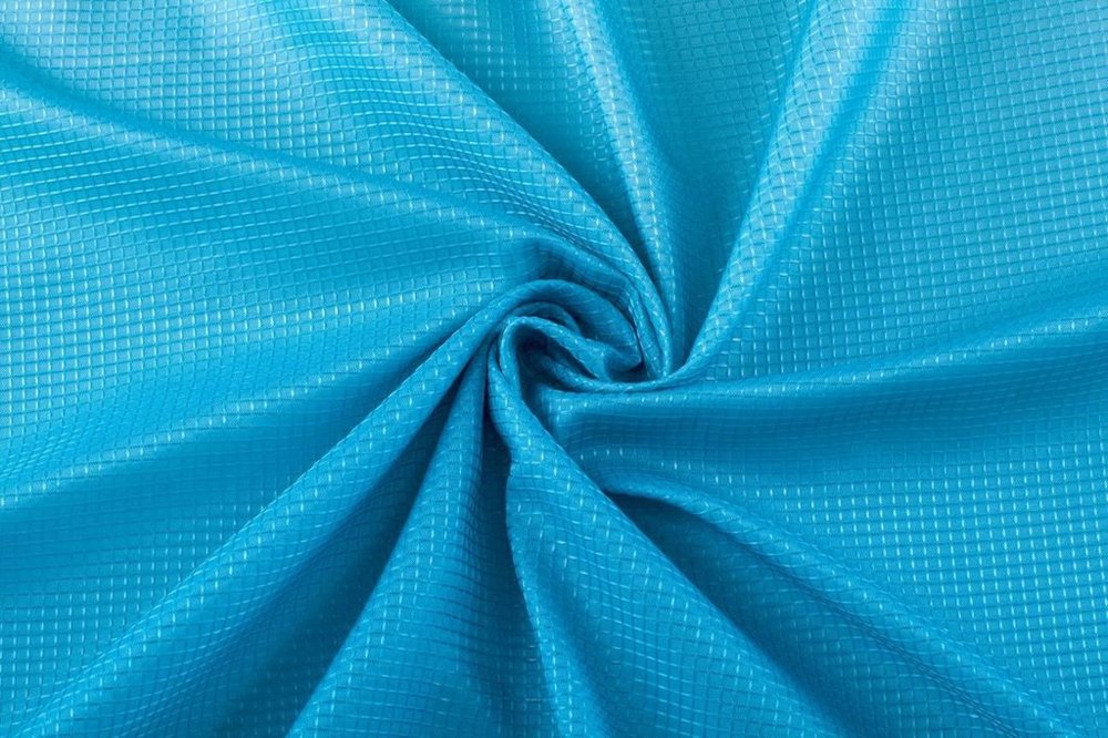 72" White And Blue Ombre Shower Curtain