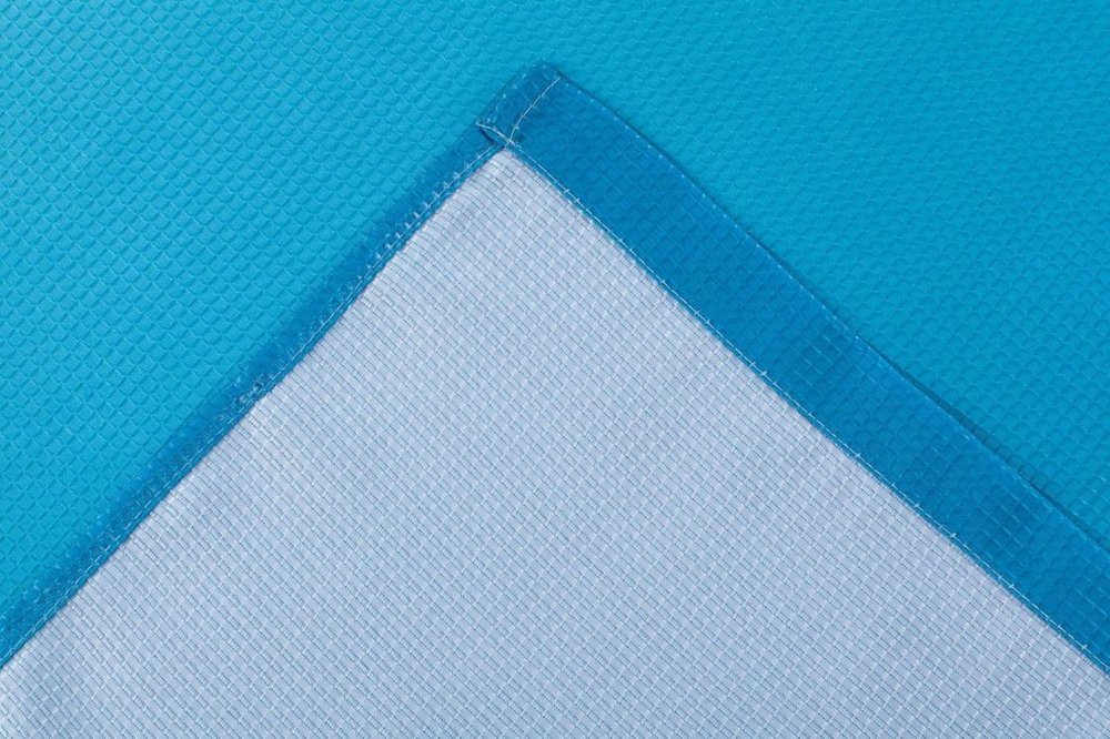 72" White And Blue Ombre Shower Curtain