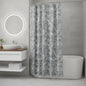 72" Gray And White Bird Shower Curtain