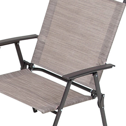 Six Piece Clear and Brown Square Glass Dining Set with Four Chairs