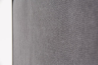 Marco de cama Queen de madera y lino gris