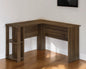 47" Brown Wood Corner Computer Desk