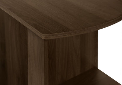 47" Brown Wood Corner Computer Desk