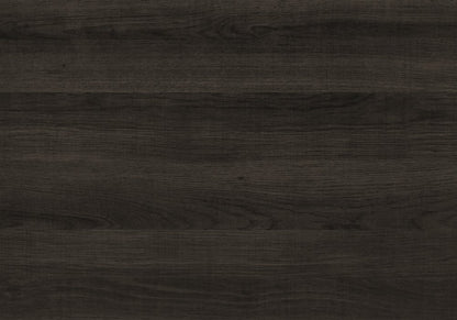 Escritorio para computadora en forma de L de madera marrón de 46"