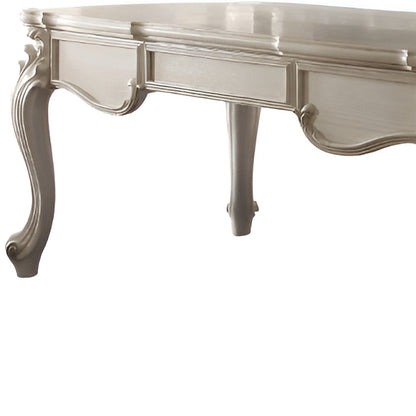 Escritorio ejecutivo de madera blanca de 72" con tres cajones