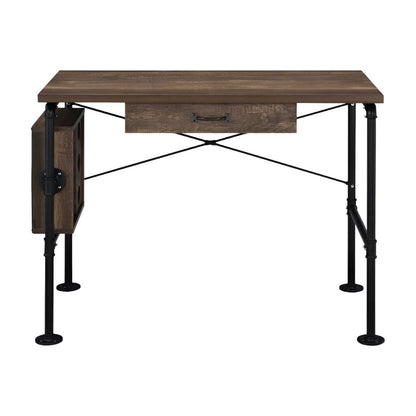 Escritorio marrón y negro de 39"